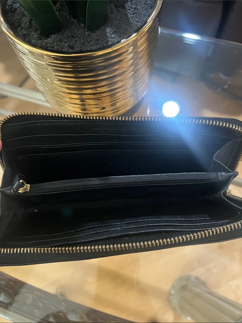 Michael Kors sleek zip